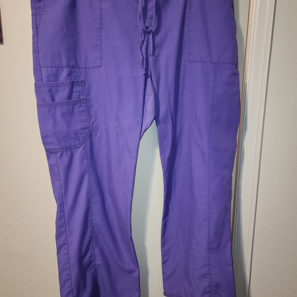 Scrubstar Women's Scrub Pants in Vibrant Purple